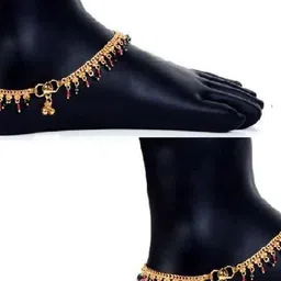 RESSI FASHION JEWELLERY Gold-Plated Anklet-image-68