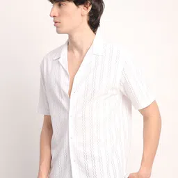 Voroxy Men Relaxed Opaque Casual Shirt image 3