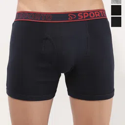 Sporto by Macho Men Pack Of 4 Short Trunks-picture-37