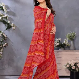Moda Rapido Bandhani Printed Saree image 3