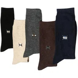 N2S NEXT2SKIN Men Pack Of 5 Assorted Ankle-Length Socks-picture-16