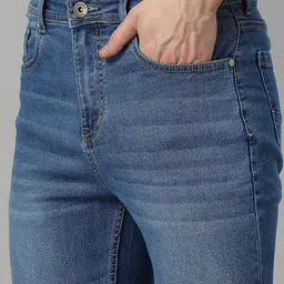 Style Quotient Men Light Fade Stretchable Jeans image 2