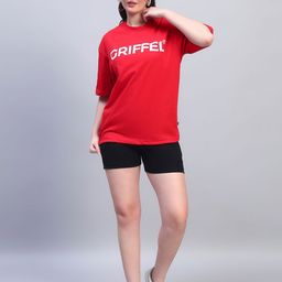 GRIFFEL Printed Pure Cotton Round Neck T-Shirt With Shorts Co-Ords-picture-14
