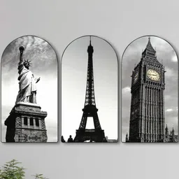 Myntra Elegant Homes Grey MDF Other Wall Paintings-picture-12