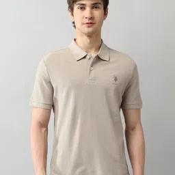 U.S. Polo Assn. Denim Co. Men Self Design Polo Collar Cotton T-shirt-picture-17