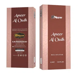 MEENA Ameer Al Oudh Long Lasting Roll On Attar - 6 ml image 2