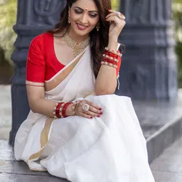 Aldwych Woven Design Zari Banarasi Saree-picture-12