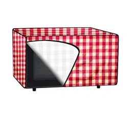 The Furnishing Tree PVC Waterproof Microwave Oven Cover Compatible for LG 20 L Solo MS2043DB Plaid image 4
