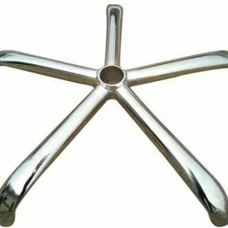 rajcheif Steel Base Suitable for Every REVOLVING Office Chair with Chrome Polish Without Wheels Braking and Locking Furniture Caster-picture-10