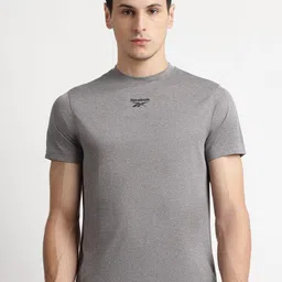 Reebok Brand Logo Printed Pure Cotton Round Neck T-Shirt-picture-12