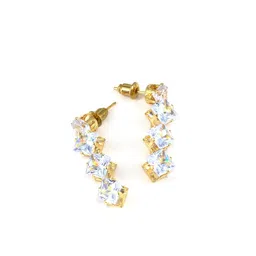 PRIVIU Geometric Drop Earrings image 2