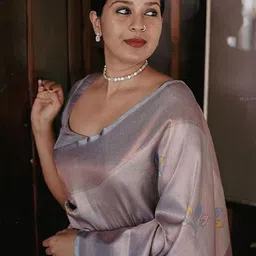 bigben textile Woven Design Zari Silk Blend Banarasi Saree image 3