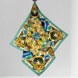 KLISHAA ART Printed Silk Scarf image 1