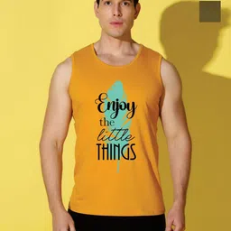 WOOSTRO Men Pack of 2 Typography Printed Round Neck Cotton Slim Fit Sports T-shirts-image-80