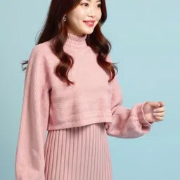 HERE&NOW Ruffled Sheath Midi Dress image 4