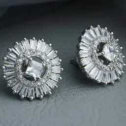 Peprika Women Silver-Plated Brass Studs-image-23