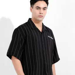 The Indian Garage Co Boxy Striped Casual Shirt image 3