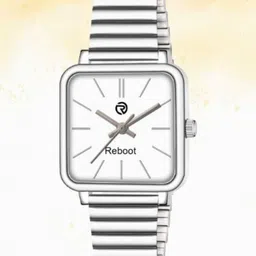 REBOOT Men Stainless Steel Wrap Around Straps AnalogueWatch New11_152 Chuan White Designer-picture-23
