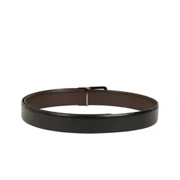 The Roadster Lifestyle Co. Men Textured Reversible Leather Push Pin Belts image 4