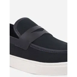 Styli Men Casual Slip On Loafers with Faux Leather Details image 5