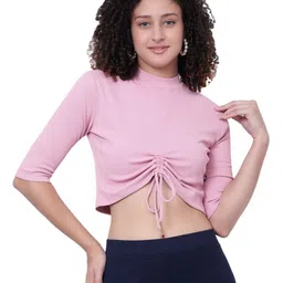 God's Club Women V-Neck Pockets T-shirt-image-69