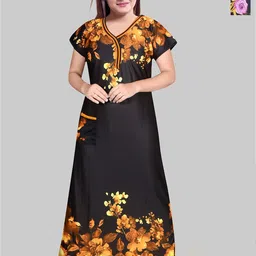 PURSA Pack of 2 Printed Maxi Nightdress-picture-30