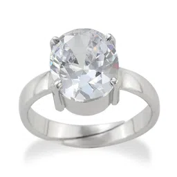 LMDPRAJAPATIS Unisex Certified Zircon Gemstone Ring For Men's and Women's (Adjustable)-picture-21