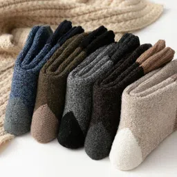 Sockscarving Unisex Pack Of 5 Patterned Calf Length Socks image 5