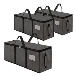 Kuber Industries Grey 3 Pieces  Storage Bags Organisers-picture-14