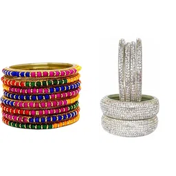 zsp Multi Glass Artificial Stones Bangle-picture-26