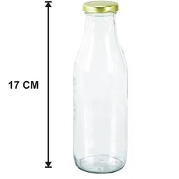1ST TIME 2 Transparent Glass Solid Water Bottle image 3