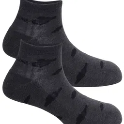 OXYZONE Men Mercerised Cotton Patterned Anti Slip Ankle-Length Socks-picture-44
