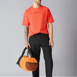 AESTHETIC NATION Men Typography Printed Round Neck Cotton Oversized T-shirt image 2