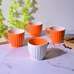 storepedia Pack of 12 Ceramic Tea Cups Set 150ml Coffee Cup & Coffee Mug Set for Home, Office & Kitchen image 2
