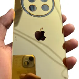 TWUAOP REALME 12 PLUS 5G MOBILE SKIN ACRYLIC SHEET MIRROR BACK PANNEL APPLE. Mobile Skin image 4