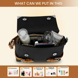 storite Women Black Hand-held Bag image 5