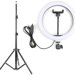 JAMMY ZONES Big Selfie Ring Light 10" with 7ft Tripod Stand for video,Reels Studio J12 Ring Flash-picture-28