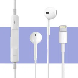 Earphones with Lightning Connector Wired Headset-image-0