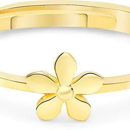 giva Sterling silver Golden Tiny Flower adjustable ring for women with 925 stamped Sterling Silver Rhodium Plated Ring-picture-28