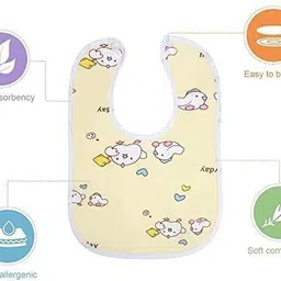 syga 2pcs Baby Bib Baby Bandana Dribble Bib Newborn Toddlers-Assorted Colour & Design image 4