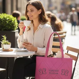 krishav Women Pink Hand-held Bag image 3