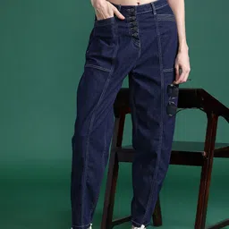 DressBerry Women Slouchy Fit Stretchable Jeans-image-9