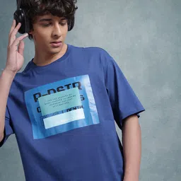 The Roadster Life Co. Printed Relaxed Pure Cotton T-shirt-picture-16