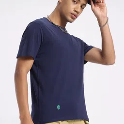 glitchez Comfort Meets Cosmic Cool Round-Neck Pure Cotton Regular Fit T-shirt-picture-21