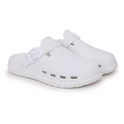 Pampy Angel Men White Croslite Clogs image 1