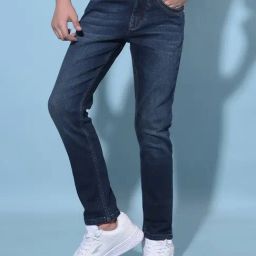 Crimsoune Club Kids Dark Blue Solid Jeans-picture-24