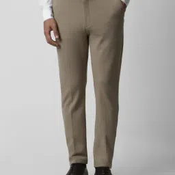 Van Heusen Brown Regular Fit Trousers-picture-29