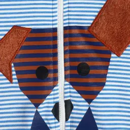 Miniklub Boys Blue Regular Fit Knitted Jacket image 5