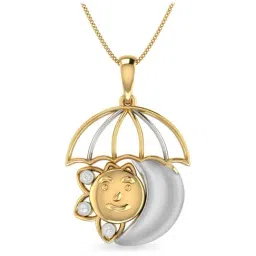 PC Jeweller Bachpan 18k Gold Pendant without Chain for Kids-image-10