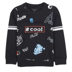 Plum Tree Kids Black Printed Sweatshirt-picture-29